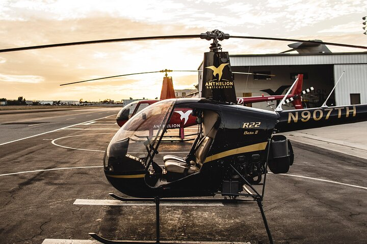 Experience the excitement of learning to fly as you take in stunning views from a helicopter. Engage in a hands-on adventure while mastering the essentials of aviation in Los Angeles.